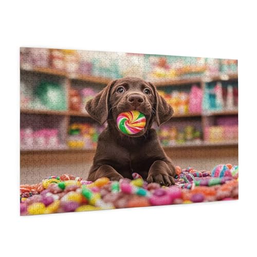 Puzzle Hund Puzzle 500 Teile Farbe Puzzles Erwachsene mit Geschenkbox,DIY Groß Holzpuzzle für Erwachsene,Geschicklichkeitsspiel für Die Ganze Familie Geschenke für Frauen,Puzzlegröße 52 x 38 cm -1543y Puzzle Hund Puzzle 500 Teile Farbe Puzzles Erwachsene mit Geschenkbox,DIY Groß Holzpuzzle für Erwachsene,Geschicklichkeitsspiel für Die Ganze Familie Geschenke für Frauen,Puzzlegröße 52 x 38 cm -1543y von Zyupwjyy