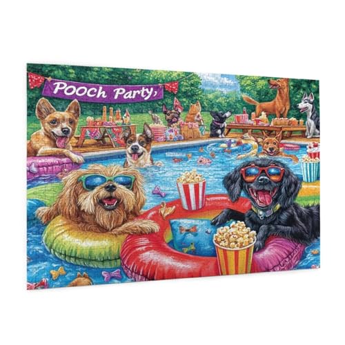 Puzzle Hund Puzzle 500 Teile Party Puzzles Erwachsene mit Geschenkbox, DIY Groß Holzpuzzle für Erwachsene,Geschicklichkeitsspiel für Die Ganze Familie Geschenke für Frauen,Puzzlegröße 52 x 38 cm -398y Puzzle Hund Puzzle 500 Teile Party Puzzles Erwachsene mit Geschenkbox, DIY Groß Holzpuzzle für Erwachsene,Geschicklichkeitsspiel für Die Ganze Familie Geschenke für Frauen,Puzzlegröße 52 x 38 cm -398y von Zyupwjyy