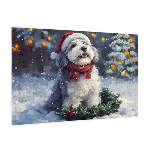 Puzzle Hund Puzzle 500 Teile Weihnachten Puzzles Erwachsene mit Geschenkbox, DIY Groß Holzpuzzle für Erwachsene, Geschicklichkeitsspiel für Die Ganze Familie Geschenke für Frauen 52 x 38 cm -1573y Puzzle Hund Puzzle 500 Teile Weihnachten Puzzles Erwachsene mit Geschenkbox, DIY Groß Holzpuzzle für Erwachsene, Geschicklichkeitsspiel für Die Ganze Familie Geschenke für Frauen 52 x 38 cm -1573y von Zyupwjyy
