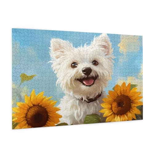 Puzzle Hund Puzzle 6000 Teile Sonnenblume Puzzles Erwachsene mit Geschenkbox, DIY Groß Holzpuzzle für Erwachsene, Geschicklichkeitsspiel für Die Ganze Familie Geschenke für Frauen 105 x 180 cm -1575y Puzzle Hund Puzzle 6000 Teile Sonnenblume Puzzles Erwachsene mit Geschenkbox, DIY Groß Holzpuzzle für Erwachsene, Geschicklichkeitsspiel für Die Ganze Familie Geschenke für Frauen 105 x 180 cm -1575y von Zyupwjyy