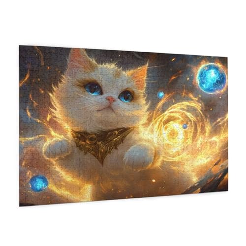 Puzzle Interessant Puzzle 1500 Teile Katze Puzzles Erwachsene mit Geschenkbox, DIY Groß Holzpuzzle für Erwachsene, Geschicklichkeitsspiel für Die Ganze Familie Geschenke für Frauen 87 x 57 cm -1058y Puzzle Interessant Puzzle 1500 Teile Katze Puzzles Erwachsene mit Geschenkbox, DIY Groß Holzpuzzle für Erwachsene, Geschicklichkeitsspiel für Die Ganze Familie Geschenke für Frauen 87 x 57 cm -1058y von Zyupwjyy