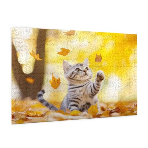 Puzzle Katze Puzzle 1500 Teile Landschaft Puzzles Erwachsene mit Geschenkbox, DIY Groß Holzpuzzle für Erwachsene, Geschicklichkeitsspiel für Die Ganze Familie Geschenke für Frauen 87 x 57 cm -888y Puzzle Katze Puzzle 1500 Teile Landschaft Puzzles Erwachsene mit Geschenkbox, DIY Groß Holzpuzzle für Erwachsene, Geschicklichkeitsspiel für Die Ganze Familie Geschenke für Frauen 87 x 57 cm -888y von Zyupwjyy