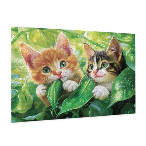 Puzzle Katze Puzzle 3000 Teile Interessant Puzzles Erwachsene mit Geschenkbox, DIY Groß Holzpuzzle für Erwachsene, Geschicklichkeitsspiel für Die Ganze Familie Geschenke für Frauen 81 x 122 cm -906y von Zyupwjyy