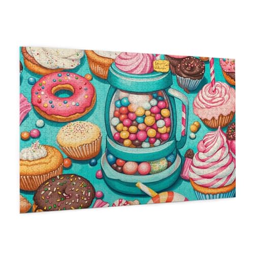 Puzzle Küche Puzzle 3000 Teile Kuchen Puzzles Erwachsene mit Geschenkbox, DIY Groß Holzpuzzle für Erwachsene, Geschicklichkeitsspiel für Die Ganze Familie Geschenke für Frauen 81 x 122 cm -60y Puzzle Küche Puzzle 3000 Teile Kuchen Puzzles Erwachsene mit Geschenkbox, DIY Groß Holzpuzzle für Erwachsene, Geschicklichkeitsspiel für Die Ganze Familie Geschenke für Frauen 81 x 122 cm -60y von Zyupwjyy