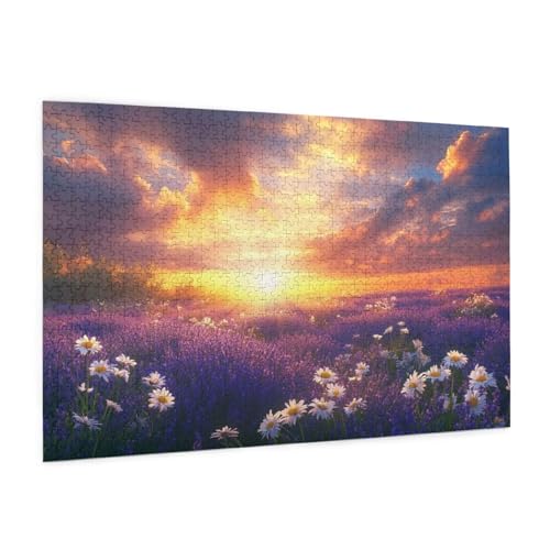 Puzzle Landschaft Puzzle 1500 Teile Der Himmel Puzzles Erwachsene mit Geschenkbox, DIY Groß Holzpuzzle für Erwachsene,Geschicklichkeitsspiel für Die Ganze Familie Geschenke für Frauen 87 x 57 cm -308y von Zyupwjyy