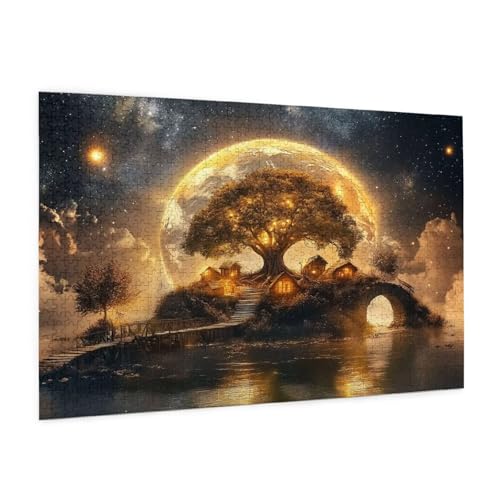 Puzzle Landschaft Puzzle 3000 Teile Baum Puzzles Erwachsene mit Geschenkbox, DIY Groß Holzpuzzle für Erwachsene, Geschicklichkeitsspiel für Die Ganze Familie Geschenke für Frauen 81 x 122 cm -731y Puzzle Landschaft Puzzle 3000 Teile Baum Puzzles Erwachsene mit Geschenkbox, DIY Groß Holzpuzzle für Erwachsene, Geschicklichkeitsspiel für Die Ganze Familie Geschenke für Frauen 81 x 122 cm -731y von Zyupwjyy