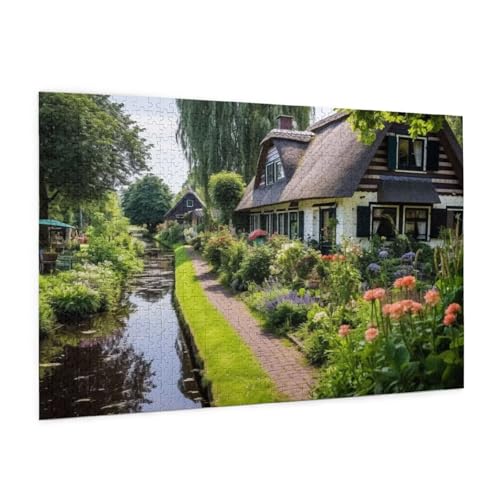 Puzzle Landschaft Puzzle 500 Teile Dorf Puzzles Erwachsene mit Geschenkbox, DIY Groß Holzpuzzle für Erwachsene, Geschicklichkeitsspiel für Die Ganze Familie Geschenke für Frauen 52 x 38 cm -311y Puzzle Landschaft Puzzle 500 Teile Dorf Puzzles Erwachsene mit Geschenkbox, DIY Groß Holzpuzzle für Erwachsene, Geschicklichkeitsspiel für Die Ganze Familie Geschenke für Frauen 52 x 38 cm -311y von Zyupwjyy