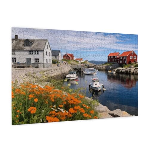 Puzzle Landschaft Puzzle 500 Teile Dorf Puzzles Erwachsene mit Geschenkbox, DIY Groß Holzpuzzle für Erwachsene, Geschicklichkeitsspiel für Die Ganze Familie Geschenke für Frauen 52 x 38 cm -312y Puzzle Landschaft Puzzle 500 Teile Dorf Puzzles Erwachsene mit Geschenkbox, DIY Groß Holzpuzzle für Erwachsene, Geschicklichkeitsspiel für Die Ganze Familie Geschenke für Frauen 52 x 38 cm -312y von Zyupwjyy