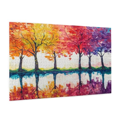 Puzzle Landschaft Puzzle 6000 Teile Baum Puzzles Erwachsene mit Geschenkbox, DIY Groß Holzpuzzle für Erwachsene, Geschicklichkeitsspiel für Die Ganze Familie Geschenke für Frauen 105 x 180 cm -300y von Zyupwjyy