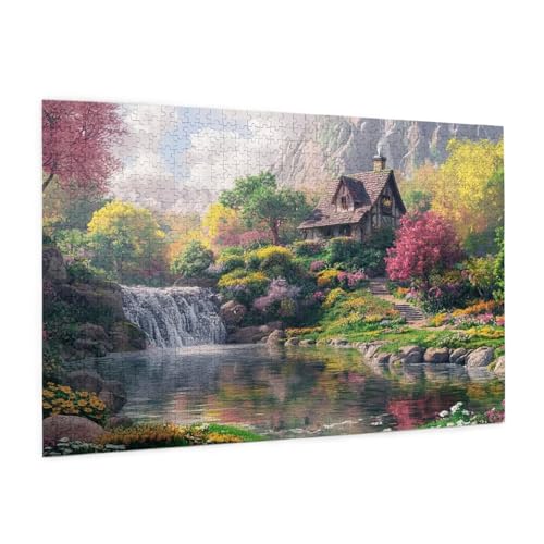 Puzzle Landschaft Puzzle 6000 Teile Garten Puzzles Erwachsene mit Geschenkbox, DIY Groß Holzpuzzle für Erwachsene, Geschicklichkeitsspiel für Die Ganze Familie Geschenke für Frauen 105 x 180 cm -262y von Zyupwjyy