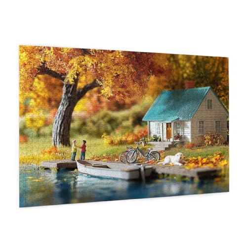 Puzzle Landschaft Puzzle 6000 Teile Wald Puzzles Erwachsene mit Geschenkbox, DIY Groß Holzpuzzle für Erwachsene, Geschicklichkeitsspiel für Die Ganze Familie Geschenke für Frauen 105 x 180 cm -1913y von Zyupwjyy