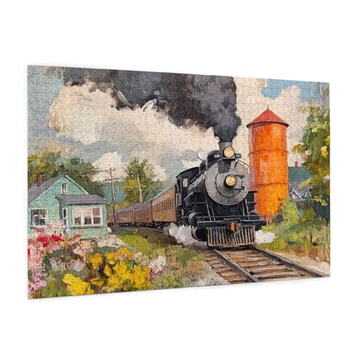 Puzzle Landschaft Puzzle 6000 Teile Zug Puzzles Erwachsene mit Geschenkbox, DIY Groß Holzpuzzle für Erwachsene, Geschicklichkeitsspiel für Die Ganze Familie Geschenke für Frauen 105 x 180 cm -714y Puzzle Landschaft Puzzle 6000 Teile Zug Puzzles Erwachsene mit Geschenkbox, DIY Groß Holzpuzzle für Erwachsene, Geschicklichkeitsspiel für Die Ganze Familie Geschenke für Frauen 105 x 180 cm -714y von Zyupwjyy
