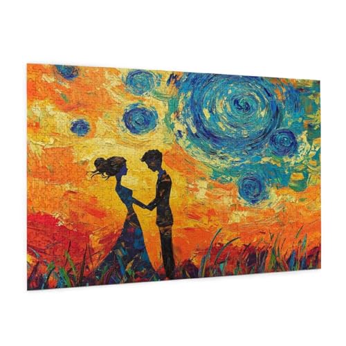 Puzzle Liebhaber Puzzle 3000 Teile Landschaft Puzzles Erwachsene mit Geschenkbox,DIY Groß Holzpuzzle für Erwachsene,Geschicklichkeitsspiel für Die Ganze Familie Geschenke für Frauen 81 x 122 cm -2215y von Zyupwjyy