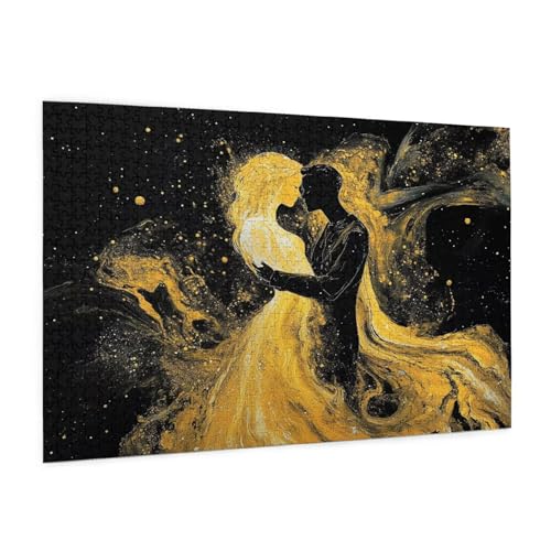 Puzzle Liebhaber Puzzle 500 Teile Liebe Puzzles Erwachsene mit Geschenkbox, DIY Groß Holzpuzzle für Erwachsene, Geschicklichkeitsspiel für Die Ganze Familie Geschenke für Frauen 52 x 38 cm -964y von Zyupwjyy