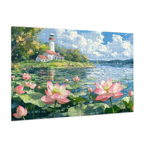 Puzzle Lotus Puzzle 3000 Teile Landschaft Puzzles Erwachsene mit Geschenkbox, DIY Groß Holzpuzzle für Erwachsene, Geschicklichkeitsspiel für Die Ganze Familie Geschenke für Frauen 81 x 122 cm -455y Puzzle Lotus Puzzle 3000 Teile Landschaft Puzzles Erwachsene mit Geschenkbox, DIY Groß Holzpuzzle für Erwachsene, Geschicklichkeitsspiel für Die Ganze Familie Geschenke für Frauen 81 x 122 cm -455y von Zyupwjyy