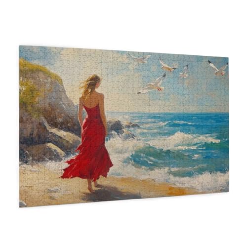 Puzzle Meer Puzzle 1500 Teile Frau Puzzles Erwachsene mit Geschenkbox,DIY Groß Holzpuzzle für Erwachsene,Geschicklichkeitsspiel für Die Ganze Familie Geschenke für Frauen,Puzzlegröße 87 x 57 cm -1600y Puzzle Meer Puzzle 1500 Teile Frau Puzzles Erwachsene mit Geschenkbox,DIY Groß Holzpuzzle für Erwachsene,Geschicklichkeitsspiel für Die Ganze Familie Geschenke für Frauen,Puzzlegröße 87 x 57 cm -1600y von Zyupwjyy