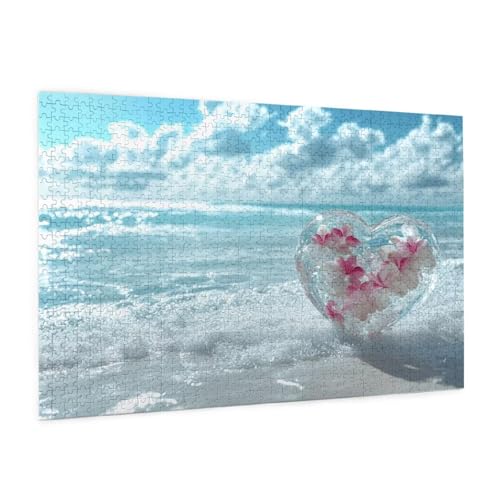 Puzzle Meer Puzzle 3000 Teile Landschaft Puzzles Erwachsene mit Geschenkbox, DIY Groß Holzpuzzle für Erwachsene, Geschicklichkeitsspiel für Die Ganze Familie Geschenke für Frauen 81 x 122 cm -410y von Zyupwjyy