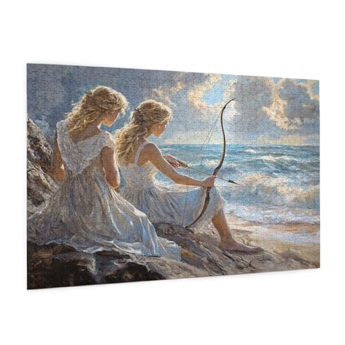 Puzzle Meer Puzzle 3000 Teile Mädchen Puzzles Erwachsene mit Geschenkbox, DIY Groß Holzpuzzle für Erwachsene, Geschicklichkeitsspiel für Die Ganze Familie Geschenke für Frauen 81 x 122 cm -432y von Zyupwjyy
