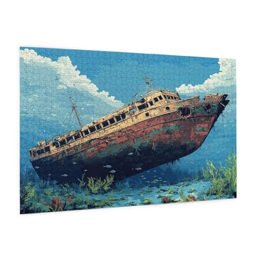 Puzzle Meeresboden Puzzle 6000 Teile Schiff Puzzles Erwachsene mit Geschenkbox,DIY Groß Holzpuzzle für Erwachsene, Geschicklichkeitsspiel für Die Ganze Familie Geschenke für Frauen 105 x 180 cm -1631y Puzzle Meeresboden Puzzle 6000 Teile Schiff Puzzles Erwachsene mit Geschenkbox,DIY Groß Holzpuzzle für Erwachsene, Geschicklichkeitsspiel für Die Ganze Familie Geschenke für Frauen 105 x 180 cm -1631y von Zyupwjyy