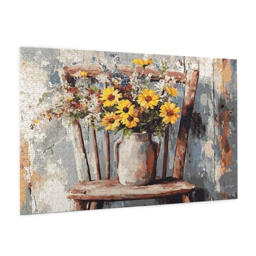 Puzzle Retro Puzzle 500 Teile Blume Puzzles Erwachsene mit Geschenkbox,DIY Groß Holzpuzzle für Erwachsene, Geschicklichkeitsspiel für Die Ganze Familie Geschenke für Frauen, Wanddeko 52 x 38 cm -1489y Puzzle Retro Puzzle 500 Teile Blume Puzzles Erwachsene mit Geschenkbox,DIY Groß Holzpuzzle für Erwachsene, Geschicklichkeitsspiel für Die Ganze Familie Geschenke für Frauen, Wanddeko 52 x 38 cm -1489y von Zyupwjyy