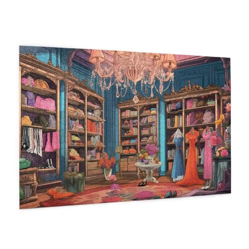Puzzle Retro Puzzle 500 Teile Kleidung Puzzles Erwachsene mit Geschenkbox, DIY Groß Holzpuzzle für Erwachsene, Geschicklichkeitsspiel für Die Ganze Familie Geschenke für Frauen 52 x 38 cm -349y Puzzle Retro Puzzle 500 Teile Kleidung Puzzles Erwachsene mit Geschenkbox, DIY Groß Holzpuzzle für Erwachsene, Geschicklichkeitsspiel für Die Ganze Familie Geschenke für Frauen 52 x 38 cm -349y von Zyupwjyy