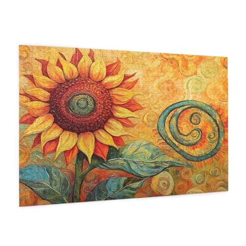 Puzzle Retro Puzzle 500 Teile Sonnenblume Puzzles Erwachsene mit Geschenkbox, DIY Groß Holzpuzzle für Erwachsene, Geschicklichkeitsspiel für Die Ganze Familie Geschenke für Frauen 52 x 38 cm -1525y Puzzle Retro Puzzle 500 Teile Sonnenblume Puzzles Erwachsene mit Geschenkbox, DIY Groß Holzpuzzle für Erwachsene, Geschicklichkeitsspiel für Die Ganze Familie Geschenke für Frauen 52 x 38 cm -1525y von Zyupwjyy