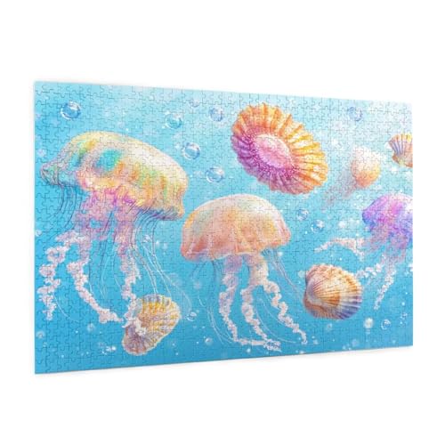 Puzzle Rosa Puzzle 500 Teile Qualle Puzzles Erwachsene mit Geschenkbox, DIY Groß Holzpuzzle für Erwachsene, Geschicklichkeitsspiel für Die Ganze Familie Geschenke für Frauen,Wanddeko 52 x 38 cm -1423y Puzzle Rosa Puzzle 500 Teile Qualle Puzzles Erwachsene mit Geschenkbox, DIY Groß Holzpuzzle für Erwachsene, Geschicklichkeitsspiel für Die Ganze Familie Geschenke für Frauen,Wanddeko 52 x 38 cm -1423y von Zyupwjyy