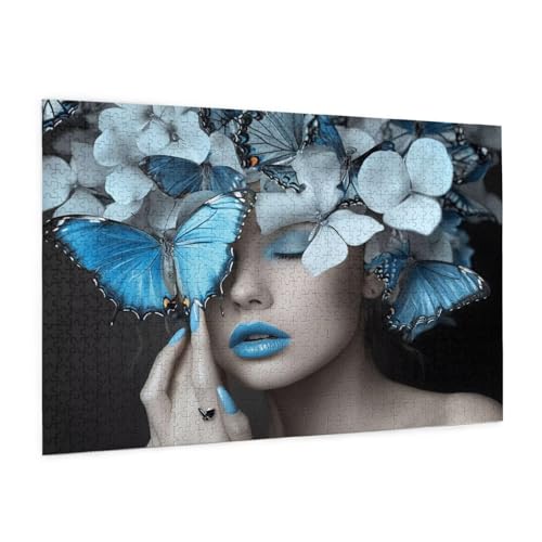 Puzzle Schmetterling Puzzle 1500 Teile Frau Puzzles Erwachsene mit Geschenkbox, DIY Groß Holzpuzzle für Erwachsene, Geschicklichkeitsspiel für Die Ganze Familie Geschenke für Frauen 87 x 57 cm -1713y Puzzle Schmetterling Puzzle 1500 Teile Frau Puzzles Erwachsene mit Geschenkbox, DIY Groß Holzpuzzle für Erwachsene, Geschicklichkeitsspiel für Die Ganze Familie Geschenke für Frauen 87 x 57 cm -1713y von Zyupwjyy