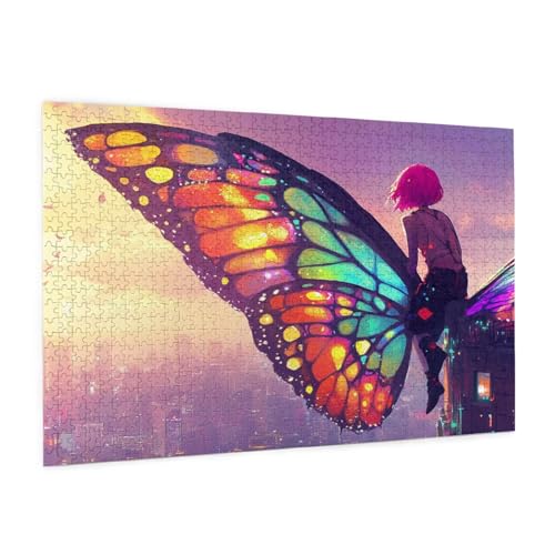 Puzzle Schmetterling Puzzle 500 Teile Elf Puzzles Erwachsene mit Geschenkbox, DIY Groß Holzpuzzle für Erwachsene, Geschicklichkeitsspiel für Die Ganze Familie Geschenke für Frauen 52 x 38 cm -1697y Puzzle Schmetterling Puzzle 500 Teile Elf Puzzles Erwachsene mit Geschenkbox, DIY Groß Holzpuzzle für Erwachsene, Geschicklichkeitsspiel für Die Ganze Familie Geschenke für Frauen 52 x 38 cm -1697y von Zyupwjyy