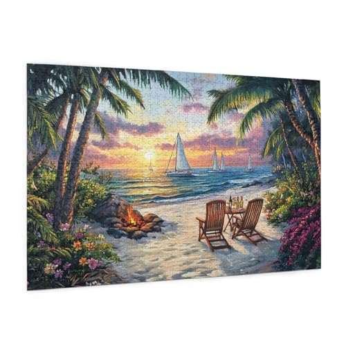 Puzzle Strand Puzzle 1500 Teile Landschaft Puzzles Erwachsene mit Geschenkbox, DIY Groß Holzpuzzle für Erwachsene, Geschicklichkeitsspiel für Die Ganze Familie Geschenke für Frauen 87 x 57 cm -1650y Puzzle Strand Puzzle 1500 Teile Landschaft Puzzles Erwachsene mit Geschenkbox, DIY Groß Holzpuzzle für Erwachsene, Geschicklichkeitsspiel für Die Ganze Familie Geschenke für Frauen 87 x 57 cm -1650y von Zyupwjyy