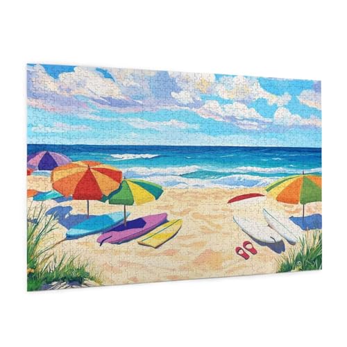 Puzzle Strand Puzzle 6000 Teile Landschaft Puzzles Erwachsene mit Geschenkbox, DIY Groß Holzpuzzle für Erwachsene, Geschicklichkeitsspiel für Die Ganze Familie Geschenke für Frauen 105 x 180 cm -446y von Zyupwjyy