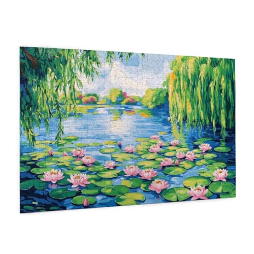 Puzzle Teich Puzzle 3000 Teile Lotus Puzzles Erwachsene mit Geschenkbox, DIY Groß Holzpuzzle für Erwachsene, Geschicklichkeitsspiel für Die Ganze Familie Geschenke für Frauen 81 x 122 cm -1196y Puzzle Teich Puzzle 3000 Teile Lotus Puzzles Erwachsene mit Geschenkbox, DIY Groß Holzpuzzle für Erwachsene, Geschicklichkeitsspiel für Die Ganze Familie Geschenke für Frauen 81 x 122 cm -1196y von Zyupwjyy