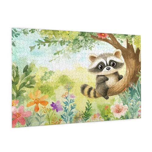 Puzzle Tier Puzzle 1500 Teile Waschbär Puzzles Erwachsene mit Geschenkbox, DIY Groß Holzpuzzle für Erwachsene, Geschicklichkeitsspiel für Die Ganze Familie Geschenke für Frauen 87 x 57 cm -1337y Puzzle Tier Puzzle 1500 Teile Waschbär Puzzles Erwachsene mit Geschenkbox, DIY Groß Holzpuzzle für Erwachsene, Geschicklichkeitsspiel für Die Ganze Familie Geschenke für Frauen 87 x 57 cm -1337y von Zyupwjyy