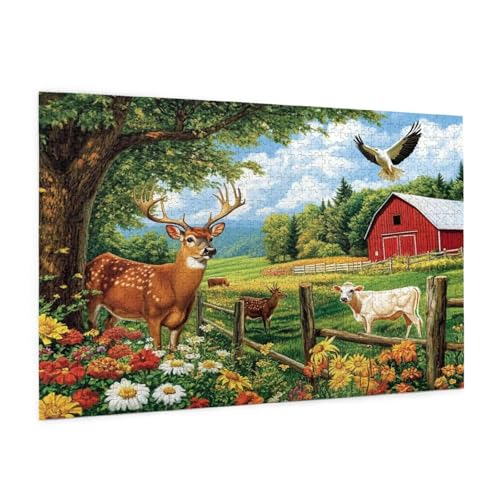 Puzzle Tier Puzzle 3000 Teile Bauernhof Puzzles Erwachsene mit Geschenkbox, DIY Groß Holzpuzzle für Erwachsene, Geschicklichkeitsspiel für Die Ganze Familie Geschenke für Frauen 81 x 122 cm -193y Puzzle Tier Puzzle 3000 Teile Bauernhof Puzzles Erwachsene mit Geschenkbox, DIY Groß Holzpuzzle für Erwachsene, Geschicklichkeitsspiel für Die Ganze Familie Geschenke für Frauen 81 x 122 cm -193y von Zyupwjyy
