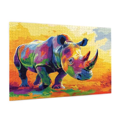 Puzzle Tier Puzzle 3000 Teile Nashorn Puzzles Erwachsene mit Geschenkbox, DIY Groß Holzpuzzle für Erwachsene, Geschicklichkeitsspiel für Die Ganze Familie Geschenke für Frauen 81 x 122 cm -1386y Puzzle Tier Puzzle 3000 Teile Nashorn Puzzles Erwachsene mit Geschenkbox, DIY Groß Holzpuzzle für Erwachsene, Geschicklichkeitsspiel für Die Ganze Familie Geschenke für Frauen 81 x 122 cm -1386y von Zyupwjyy