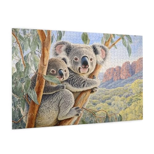 Puzzle Tier Puzzle 500 Teile Koala Puzzles Erwachsene mit Geschenkbox, DIY Groß Holzpuzzle für Erwachsene,Geschicklichkeitsspiel für Die Ganze Familie Geschenke für Frauen,Puzzlegröße 52 x 38 cm -162y Puzzle Tier Puzzle 500 Teile Koala Puzzles Erwachsene mit Geschenkbox, DIY Groß Holzpuzzle für Erwachsene,Geschicklichkeitsspiel für Die Ganze Familie Geschenke für Frauen,Puzzlegröße 52 x 38 cm -162y von Zyupwjyy