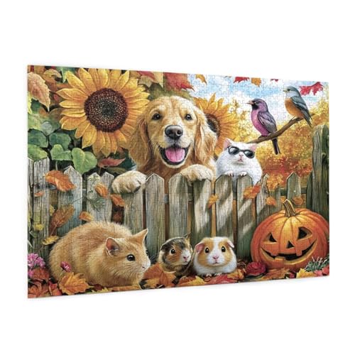 Puzzle Tier Puzzle 6000 Teile Bauernhof Puzzles Erwachsene mit Geschenkbox, DIY Groß Holzpuzzle für Erwachsene, Geschicklichkeitsspiel für Die Ganze Familie Geschenke für Frauen 105 x 180 cm -195y von Zyupwjyy