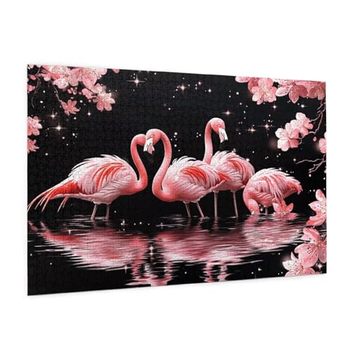 Puzzle Tier Puzzle 6000 Teile Flamingo Puzzles Erwachsene mit Geschenkbox, DIY Groß Holzpuzzle für Erwachsene, Geschicklichkeitsspiel für Die Ganze Familie Geschenke für Frauen 105 x 180 cm -156y von Zyupwjyy