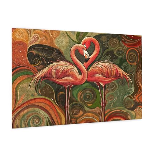 Puzzle Tier Puzzle 6000 Teile Flamingo Puzzles Erwachsene mit Geschenkbox, DIY Groß Holzpuzzle für Erwachsene, Geschicklichkeitsspiel für Die Ganze Familie Geschenke für Frauen 105 x 180 cm -158y von Zyupwjyy