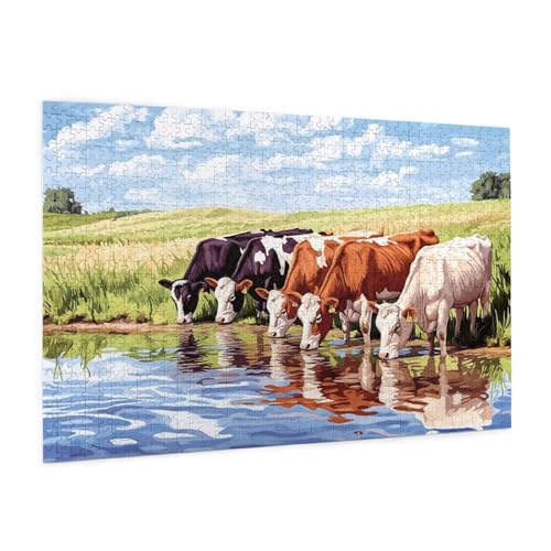 Puzzle Tier Puzzle 6000 Teile Kuh Puzzles Erwachsene mit Geschenkbox,DIY Groß Holzpuzzle für Erwachsene,Geschicklichkeitsspiel für Die Ganze Familie Geschenke für Frauen,Puzzlegröße 105 x 180 cm -189y Puzzle Tier Puzzle 6000 Teile Kuh Puzzles Erwachsene mit Geschenkbox,DIY Groß Holzpuzzle für Erwachsene,Geschicklichkeitsspiel für Die Ganze Familie Geschenke für Frauen,Puzzlegröße 105 x 180 cm -189y von Zyupwjyy