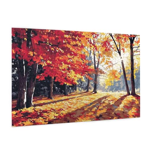 Puzzle Wald Puzzle 6000 Teile Landschaft Puzzles Erwachsene mit Geschenkbox, DIY Groß Holzpuzzle für Erwachsene, Geschicklichkeitsspiel für Die Ganze Familie Geschenke für Frauen 105 x 180 cm -77y von Zyupwjyy
