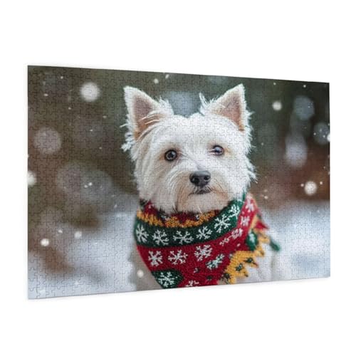 Puzzle Weihnachten Puzzle 500 Teile Hund Puzzles Erwachsene mit Geschenkbox, DIY Groß Holzpuzzle für Erwachsene, Geschicklichkeitsspiel für Die Ganze Familie Geschenke für Frauen 52 x 38 cm -995y Puzzle Weihnachten Puzzle 500 Teile Hund Puzzles Erwachsene mit Geschenkbox, DIY Groß Holzpuzzle für Erwachsene, Geschicklichkeitsspiel für Die Ganze Familie Geschenke für Frauen 52 x 38 cm -995y von Zyupwjyy