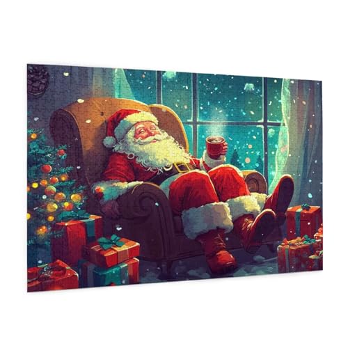Puzzle Weihnachten Puzzle 6000 Teile Geschenk Puzzles Erwachsene mit Geschenkbox, DIY Groß Holzpuzzle für Erwachsene,Geschicklichkeitsspiel für Die Ganze Familie Geschenke für Frauen 105x180 cm -2275y von Zyupwjyy