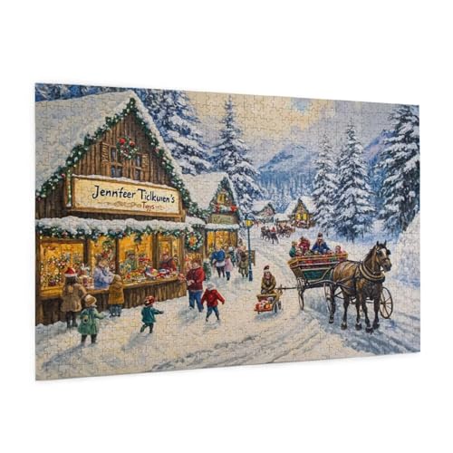 Puzzle Winter Puzzle 500 Teile Bauernhof Puzzles Erwachsene mit Geschenkbox, DIY Groß Holzpuzzle für Erwachsene, Geschicklichkeitsspiel für Die Ganze Familie Geschenke für Frauen 52 x 38 cm -1256y Puzzle Winter Puzzle 500 Teile Bauernhof Puzzles Erwachsene mit Geschenkbox, DIY Groß Holzpuzzle für Erwachsene, Geschicklichkeitsspiel für Die Ganze Familie Geschenke für Frauen 52 x 38 cm -1256y von Zyupwjyy