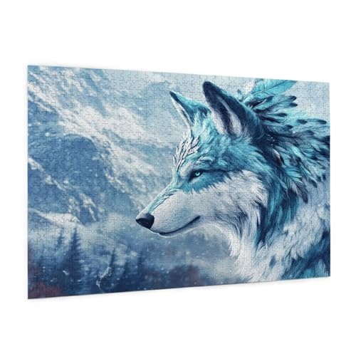 Puzzle Wolf Puzzle 3000 Teile Landschaft Puzzles Erwachsene mit Geschenkbox, DIY Groß Holzpuzzle für Erwachsene, Geschicklichkeitsspiel für Die Ganze Familie Geschenke für Frauen 81 x 122 cm -796y Puzzle Wolf Puzzle 3000 Teile Landschaft Puzzles Erwachsene mit Geschenkbox, DIY Groß Holzpuzzle für Erwachsene, Geschicklichkeitsspiel für Die Ganze Familie Geschenke für Frauen 81 x 122 cm -796y von Zyupwjyy