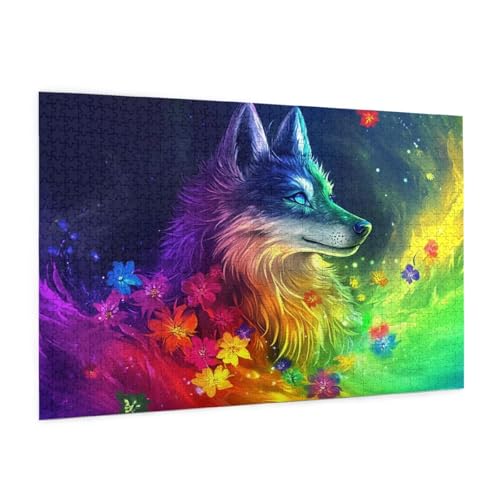 Puzzle Wolf Puzzle 6000 Teile Blume Puzzles Erwachsene mit Geschenkbox, DIY Groß Holzpuzzle für Erwachsene, Geschicklichkeitsspiel für Die Ganze Familie Geschenke für Frauen 105 x 180 cm -795y Puzzle Wolf Puzzle 6000 Teile Blume Puzzles Erwachsene mit Geschenkbox, DIY Groß Holzpuzzle für Erwachsene, Geschicklichkeitsspiel für Die Ganze Familie Geschenke für Frauen 105 x 180 cm -795y von Zyupwjyy