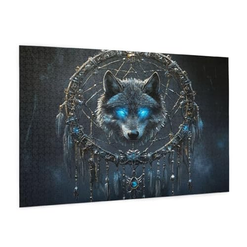 Puzzle Wolf Puzzle 6000 Teile Traumfänger Puzzles Erwachsene mit Geschenkbox, DIY Groß Holzpuzzle für Erwachsene, Geschicklichkeitsspiel für Die Ganze Familie Geschenke für Frauen 105 x 180 cm -781y Puzzle Wolf Puzzle 6000 Teile Traumfänger Puzzles Erwachsene mit Geschenkbox, DIY Groß Holzpuzzle für Erwachsene, Geschicklichkeitsspiel für Die Ganze Familie Geschenke für Frauen 105 x 180 cm -781y von Zyupwjyy