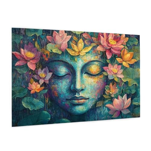 Retro Puzzle 1000 Teile Erwachsene Puzzle Frau Muster Design mit Geschenkbox-Verpackung als Geschenk für Frauen, Anspruchsvolle Familienaktivität für Erwachsene Anfänger,Zimmer Deko 75 x 50 cm -1514y Retro Puzzle 1000 Teile Erwachsene Puzzle Frau Muster Design mit Geschenkbox-Verpackung als Geschenk für Frauen, Anspruchsvolle Familienaktivität für Erwachsene Anfänger,Zimmer Deko 75 x 50 cm -1514y von Zyupwjyy