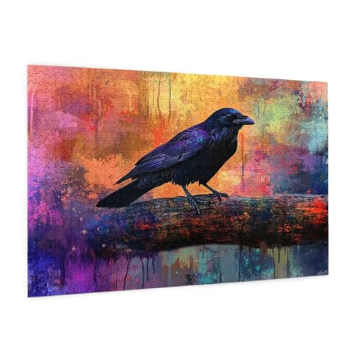 Retro Puzzle 1000 Teile Erwachsene Puzzle Tier Muster Design mit Geschenkbox-Verpackung als Geschenk für Frauen, Anspruchsvolle Familienaktivität für Erwachsene Anfänger, Zimmer Deko 75 x 50 cm -344y Retro Puzzle 1000 Teile Erwachsene Puzzle Tier Muster Design mit Geschenkbox-Verpackung als Geschenk für Frauen, Anspruchsvolle Familienaktivität für Erwachsene Anfänger, Zimmer Deko 75 x 50 cm -344y von Zyupwjyy
