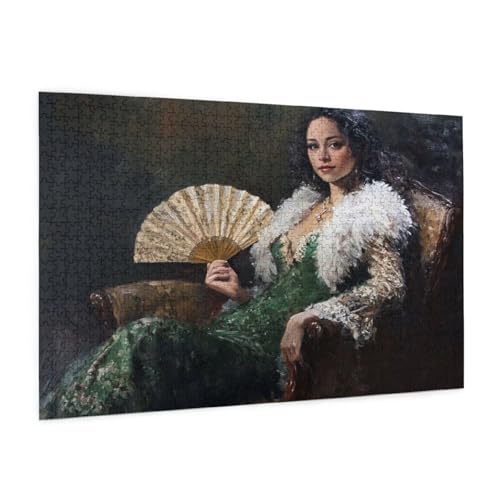 Retro Puzzle 2000 Teile Erwachsene Puzzle Frau Muster Design mit Geschenkbox-Verpackung als Geschenk für Frauen, Anspruchsvolle Familienaktivität für Erwachsene Anfänger,Zimmer Deko 99 x 70 cm -1510y Retro Puzzle 2000 Teile Erwachsene Puzzle Frau Muster Design mit Geschenkbox-Verpackung als Geschenk für Frauen, Anspruchsvolle Familienaktivität für Erwachsene Anfänger,Zimmer Deko 99 x 70 cm -1510y von Zyupwjyy
